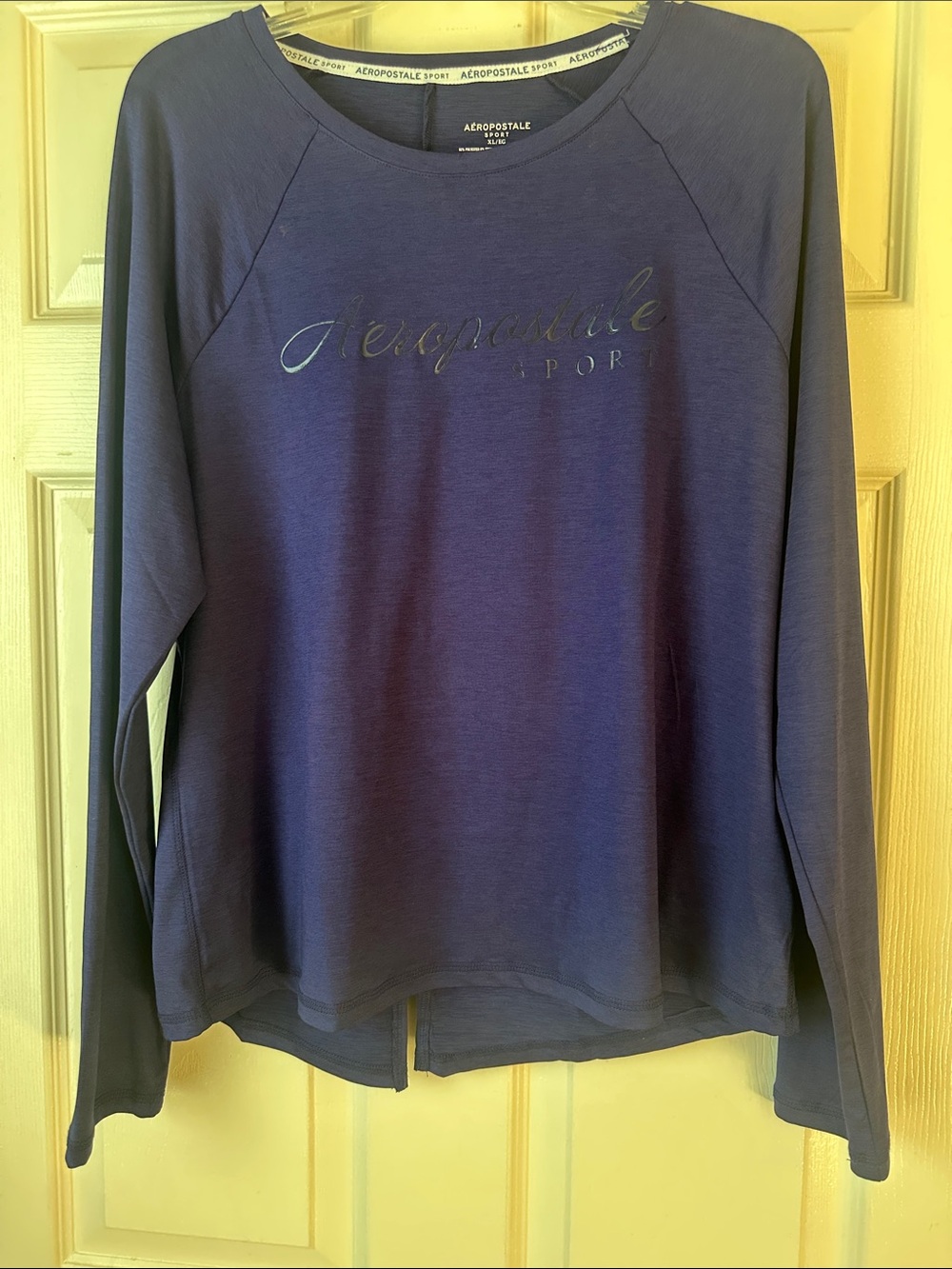Aeropostale Deep Purple Crewneck Sport Pullover